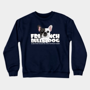 French Bulldog (Brindle Pied)- DGBigHead Crewneck Sweatshirt